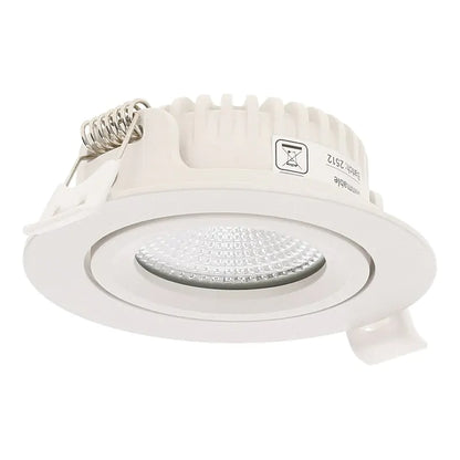 LED Inbouwspot Aristo | Dimbaar | IP65 | 4W en 6W | CCT Switch | Zaagmaat: Ø68-75 mm | Mat Wit - Outledtl.nl 