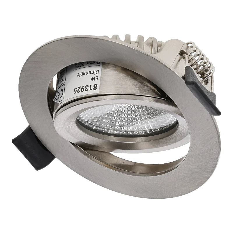 LED Inbouwspot Aristo | Dimbaar | IP65 | 4W en 6W | CCT Switch | Zaagmaat: Ø68-75 mm | Zilver - Outledtl.nl 