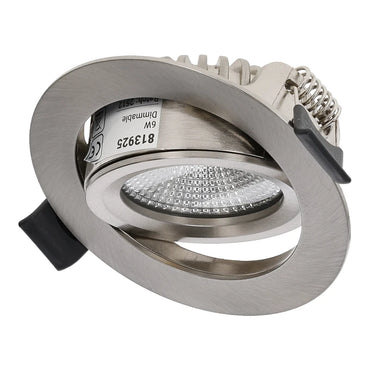 LED Inbouwspot Aristo | Dimbaar | IP65 | 4W en 6W | CCT Switch | Zaagmaat: Ø68-75 mm | Zilver - Outledtl.nl 