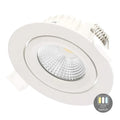 LED Inbouwspot Aristo | Dimbaar | IP65 | 4W en 6W | CCT Switch | Zaagmaat: Ø68-75 mm | Mat Wit - Outledtl.nl 