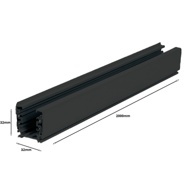 3-FASE RAIL 200CM - Zwart - Outledtl.nl 