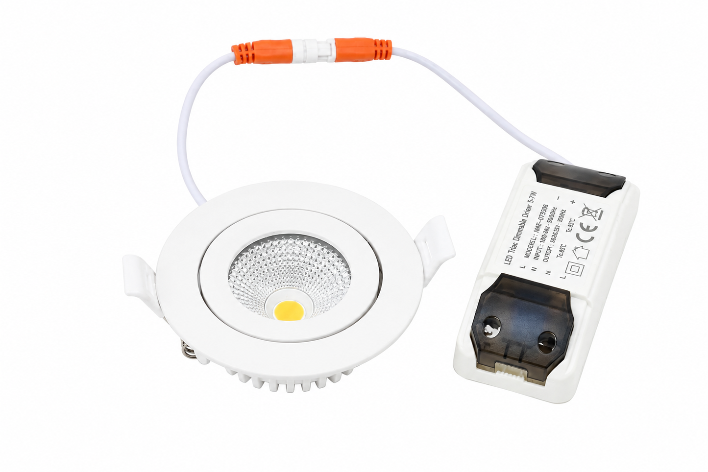 Led Inbouwspot Daan - 5 watt - Dim to Warm - 25MM  Inbouwdiepte