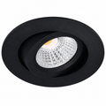 LED Inbouwspot Pollux | 5 watt | Dim2Warm | Zwart | IP65 | Kantelbaar | Zaagmaat 55 mm
