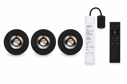LED Dimbare Meubelspots |  kastspots | wandplankspots | Zwart