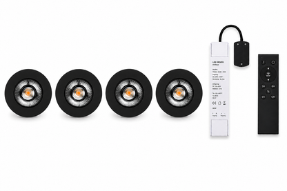LED Dimbare Meubelspots |  kastspots | wandplankspots | Zwart