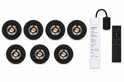 LED Dimbare Meubelspots |  kastspots | wandplankspots | Zwart
