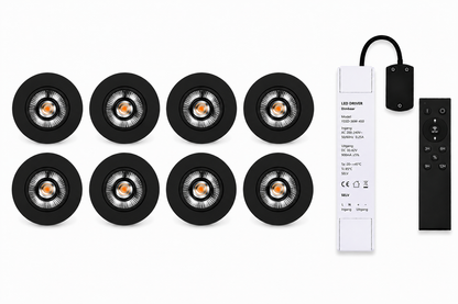 LED Dimbare Meubelspots |  kastspots | wandplankspots | Zwart