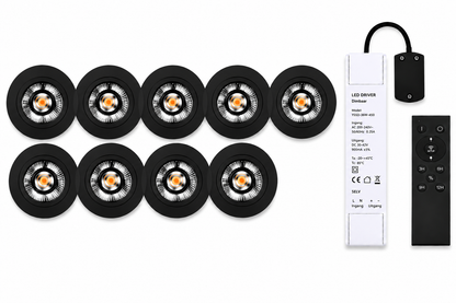 LED Dimbare Meubelspots |  kastspots | wandplankspots | Zwart
