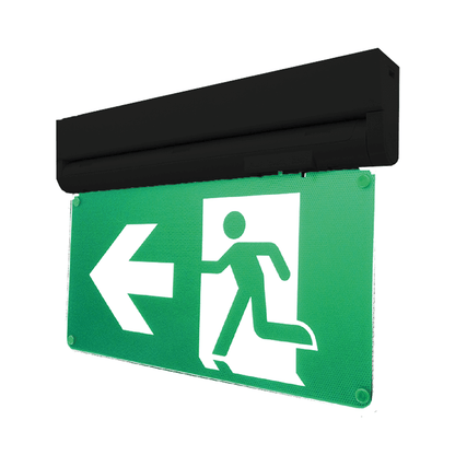 Noodverlichting MIRA - 4W - IP20 - ZWART - Inbouw ( Inclusief Stickers ) - Outledtl.nl 