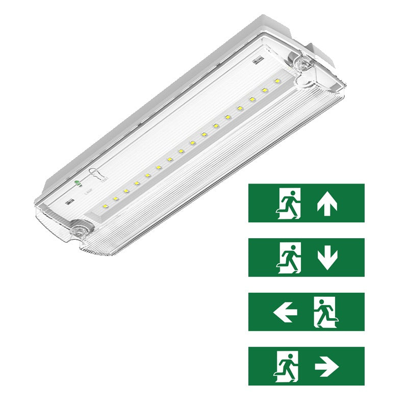 Noodverlichting Pan - 3W - IP65  ( Inclusief Pictogrammen  ) - Outledtl.nl 