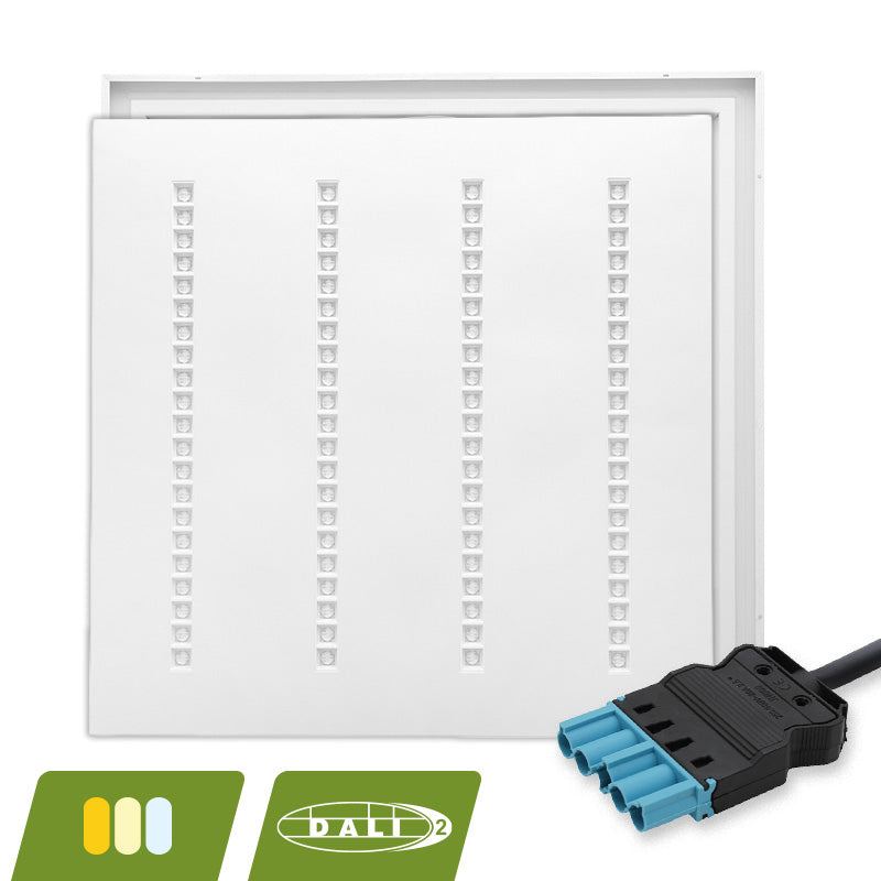 Louvre LED paneel Nova wit 60x60 cm 30 W – DALI, 5-SWP snoer