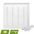 Louvre LED paneel Nova wit 60x60 cm 30 W – dimbaar, eurosnoer