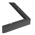 Opbouwframe zwart | led paneel 120x30 cm | Click Systeem - Outledtl.nl 