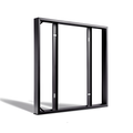 Zwart Opbouwframe voor backlit en side lit led paneel 60 x 60 CM - Outledtl.nl 