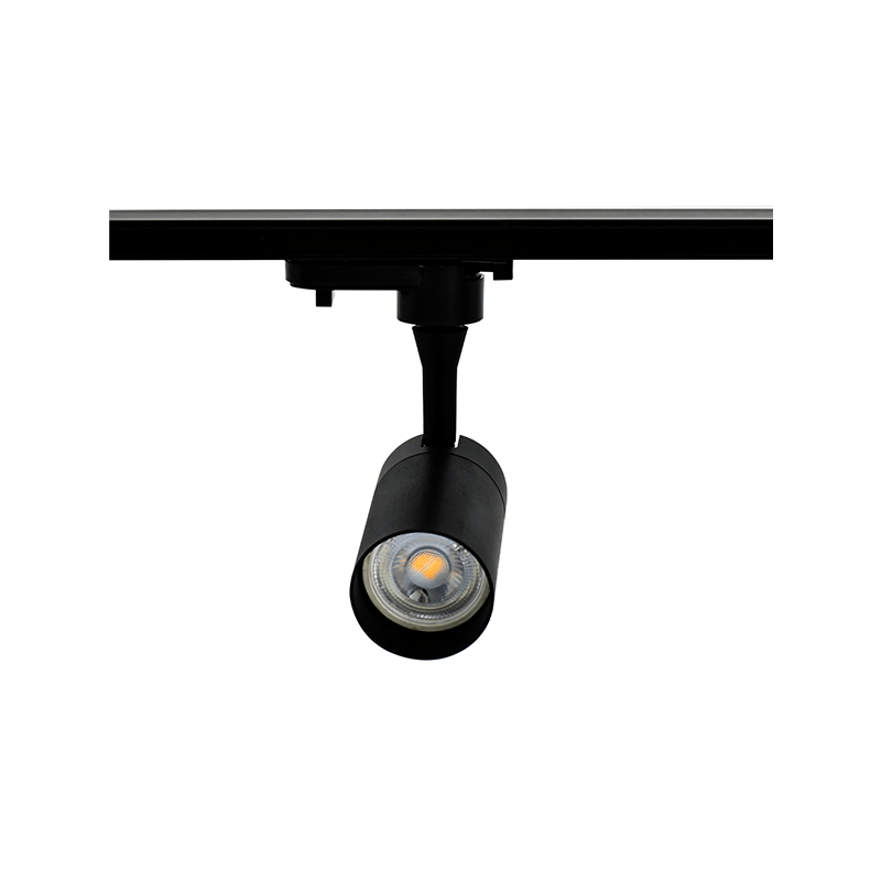 1-Fase Led Spot railsystemen  | Zwart | Inclusief GU10 Fitting - Outledtl.nl 