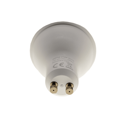 GU10 LED Spot Zesa – 7 Watt – Dimbaar – 2700K – Daglicht/schemer Sensor - Outledtl.nl 