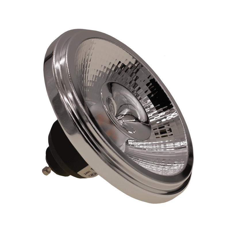 GU10 AR111 spots | Dimbaar | 12w | 24° | CRI>80 - Zwart - Outledtl.nl 