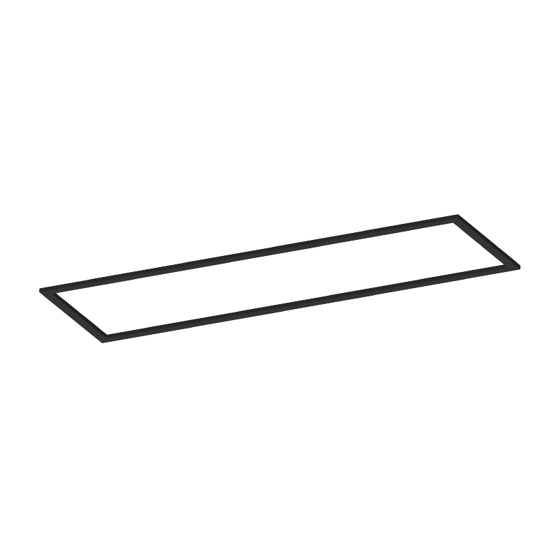 LED paneel zwart | 120x30 cm | 30W | CCT-switch | Back-Lit - Outledtl.nl 