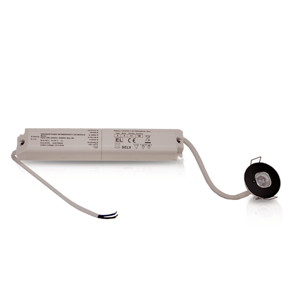 Noodverlichting led spots | Noodverlichting Spots Inbouw | Adrastia | Zwart - Outledtl.nl 