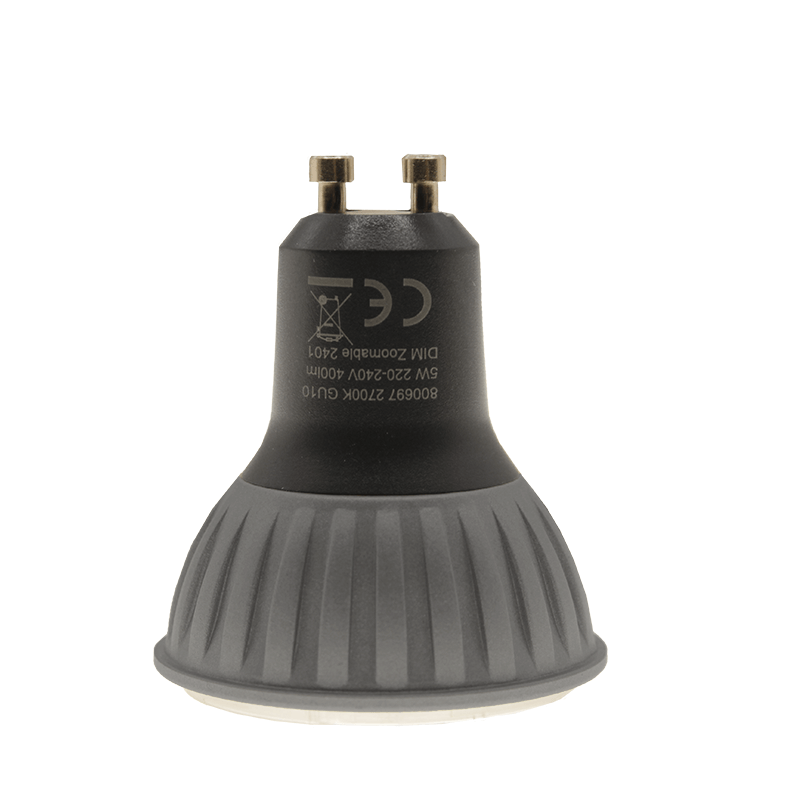 LED GU10 spot, 7,5W, 2700k, dimbaar, 24°, 36° en 60° verstelbaar Lichtbundel - Outledtl.nl 