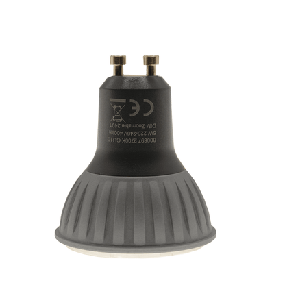LED GU10 spot, 7,5W, 2700k, dimbaar, 24°, 36° en 60° verstelbaar Lichtbundel - Outledtl.nl 