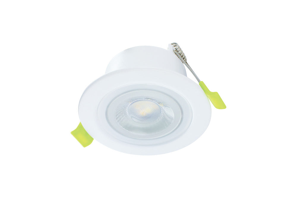 Brandwerende Inbouwspots Bologna IP65 - Wit - 3000K - Warm wit - Outledtl.nl 