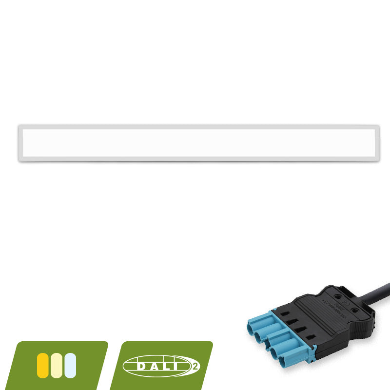 Back-lit LED paneel Pontus 150x15 cm 30 W | DALI, CCT-switch – wit LED paneel