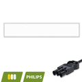 Back-lit LED paneel Pontus 150x30 cm 30 W | CCT-switch, 3-SWP snoer – wit LED paneel