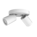 Plafondarmatuur Lexi rond 2x GU10 wit