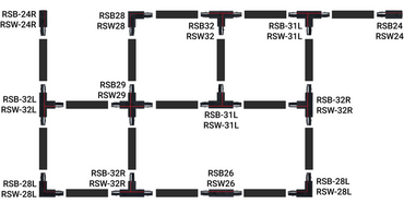 3-Fase Rail 300CM - Zwart