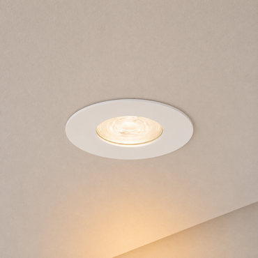 Brandwerende Led Mini GU10 Armatuur - Hola  - Mat Wit - IP65- 45/55MM Zaagmaat