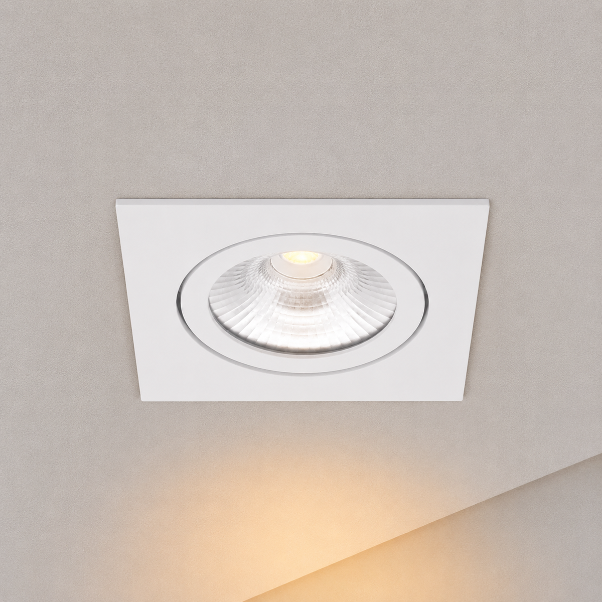 Led Inbouwspot Wit Laom  - Vierkant - 6 watt - Dimbaar - Hoge kwaliteit