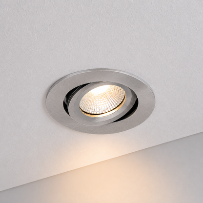 LED Inbouwspot Aristo | Dimbaar | IP65 | 4W en 6W | CCT Switch | Zaagmaat: Ø68-75 mm | Zilver