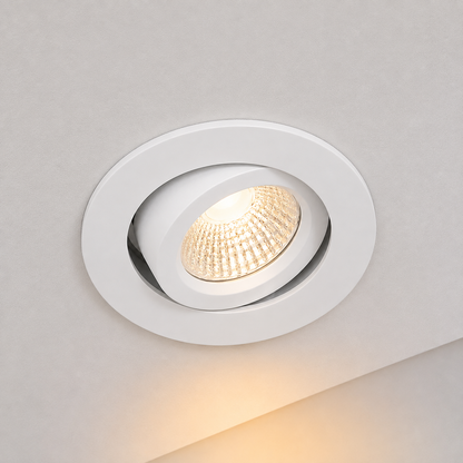 LED Inbouwspot Pollux | 5 watt | Dim2Warm | Wit | IP65 | Kantelbaar