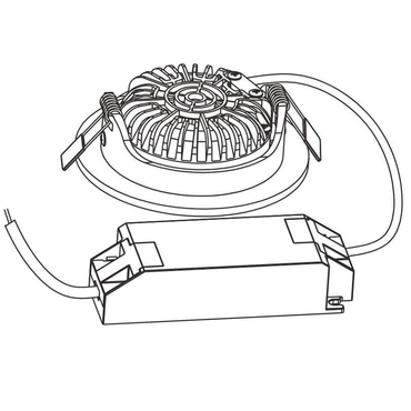 Led inbouwspot Argus - 5 watt - Dimbaar - 25MM inbouwdiepte nodig - Outledtl.nl 