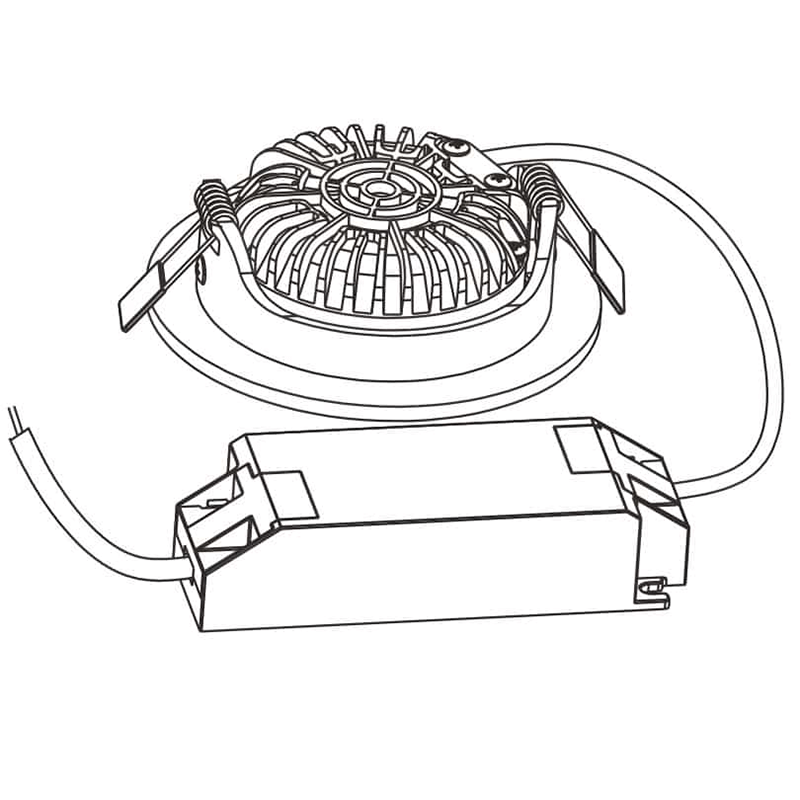 Inbouwspots Omega - 5 watt - Dim to Warm - 25MM inbouwdiepte - Outledtl.nl 