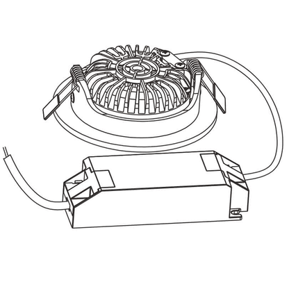 Inbouwspots Omega - 5 watt - Dim to Warm - 25MM inbouwdiepte - Outledtl.nl 