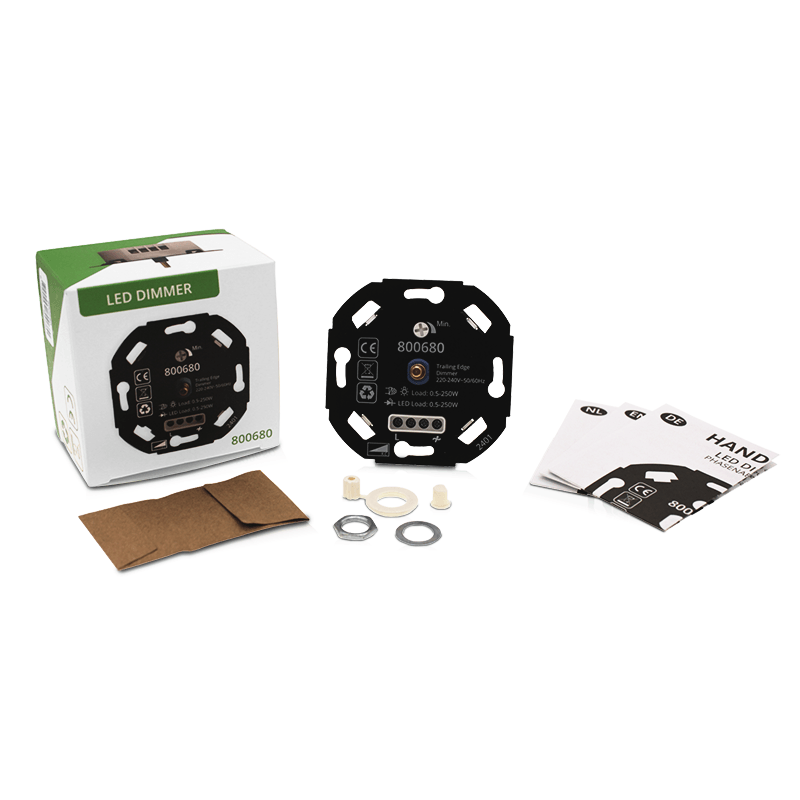 Universele Triac LED Dimmer – 0,5–250 W met Wisselschakeling - Outledtl.nl 