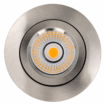 LED Inbouwspot Pollux | 5 watt | Dimbaar | CCT switch | Zilver | IP65 | Kantelbaar