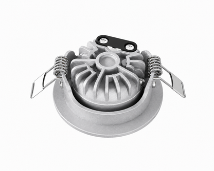 LED Einbaustrahler Pollux | 5 Watt | Dim2Warm | Silber | IP65 | Schwenkbar