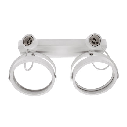LED AR111 Opbouwarmatuur | Wit | Dubbel  | exclusief AR111 spot - Outledtl.nl 