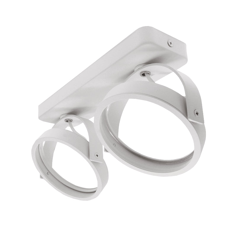 LED AR111 Opbouwarmatuur | Wit | Dubbel  | exclusief AR111 spot - Outledtl.nl 