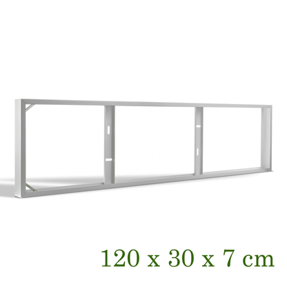 Opbouwframe voor Backlit led paneel 120 x 30CM - Outledtl.nl 