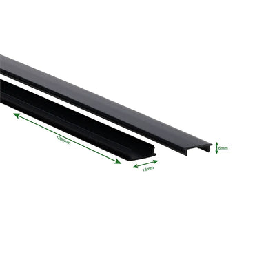 Blindplaat - 3-Fase Railverlichting - Zwart - 1 meter - Outledtl.nl 