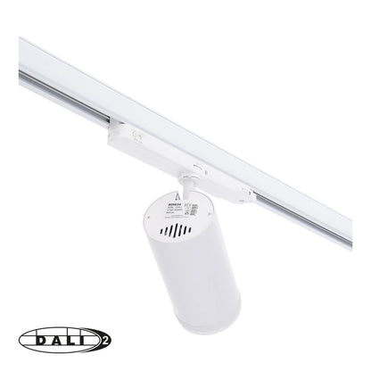 3-Phasen-Schienenstrahler Zoomable Schwarz | Watt-Switch, CCT-Switch