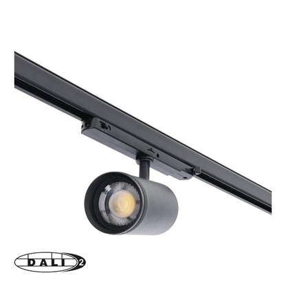 DALI 3-fase railspot Zoomable | 10-30W | Zwart | dimbaar, CCT