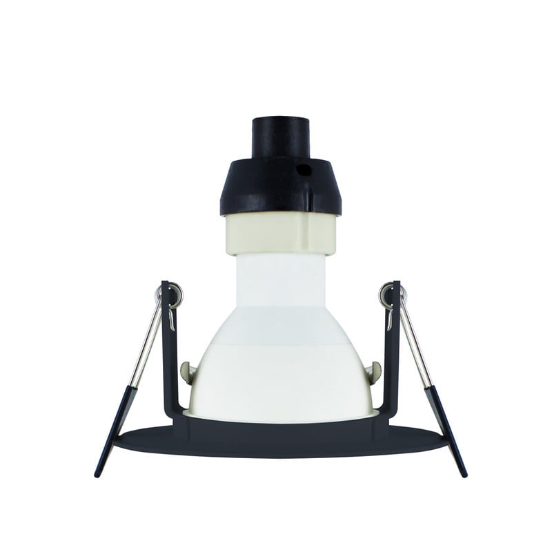 Dimbare IP65 LED inbouwspot - Bari - Mat Zwart - Brandwerend - Outledtl.nl 