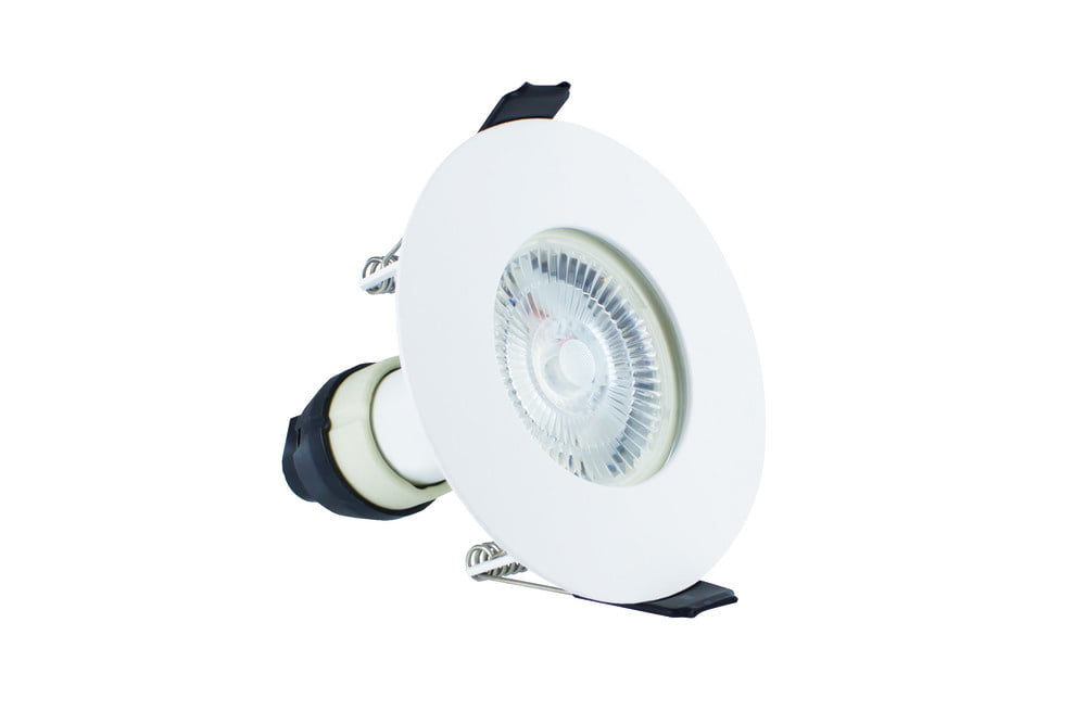 Dimbare IP65 LED inbouwspot - Baris- Mat wit - Brandwerend - Outledtl.nl 