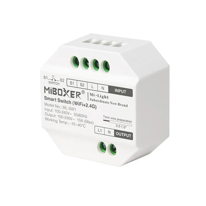 MiBoxer Dim module - AC Triac RF+Push Dimmer - 230V | Draadloze led dimmer module - Outledtl.nl 