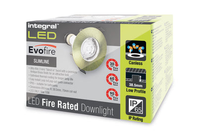 Dimbare IP65 LED inbouwspot - Saris- Messing - Brandwerend - IP65 - Outledtl.nl 